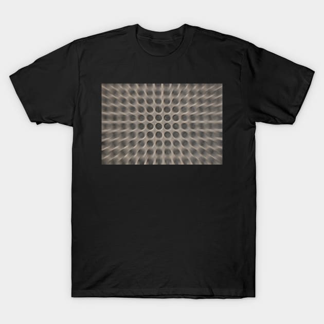 Black Dots Radial T-Shirt by jojobob